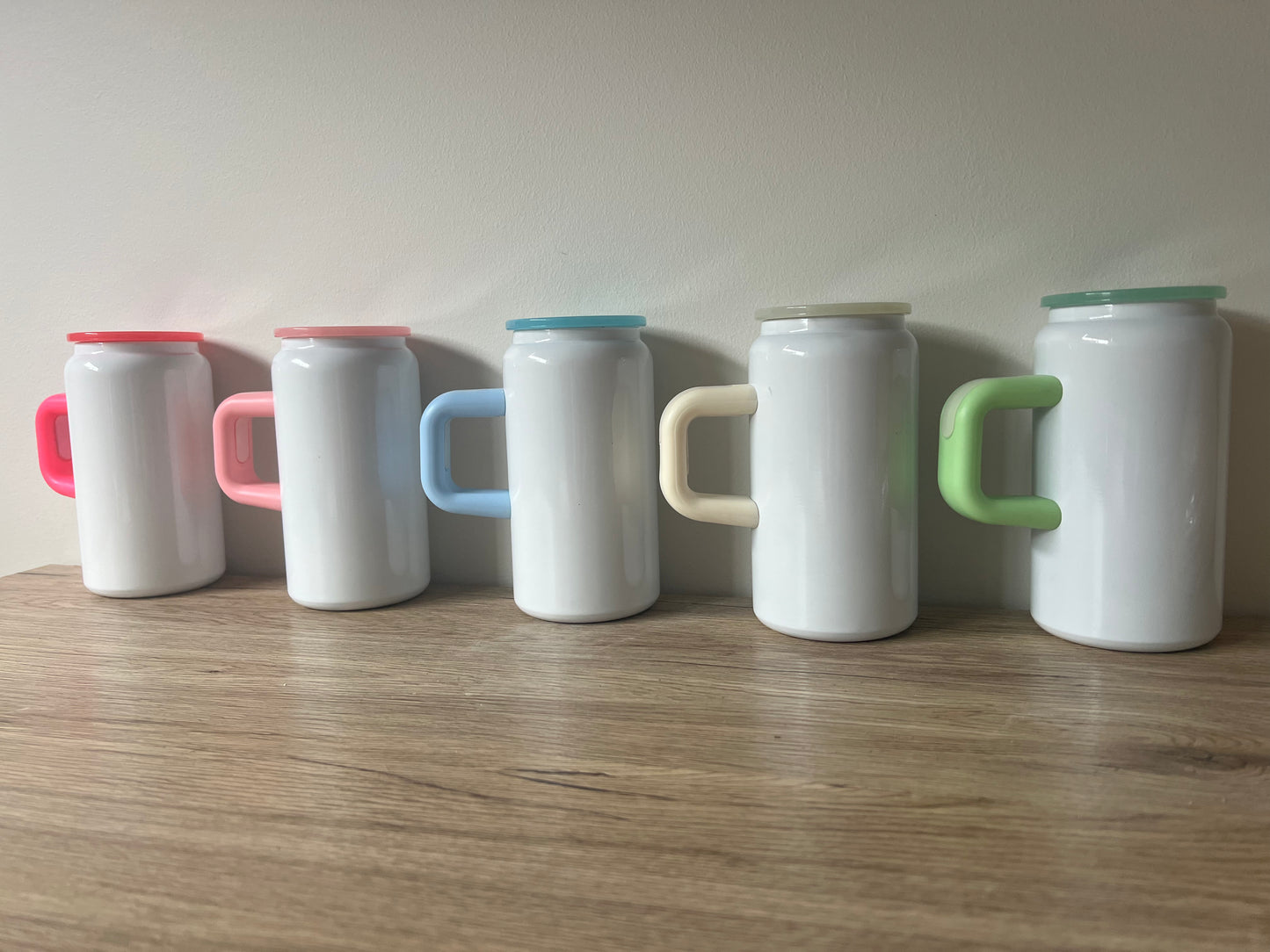 16 oz sublimation tumblers! With handles!