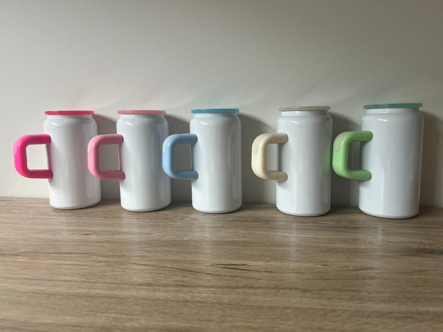 16 oz sublimation tumblers! With handles!