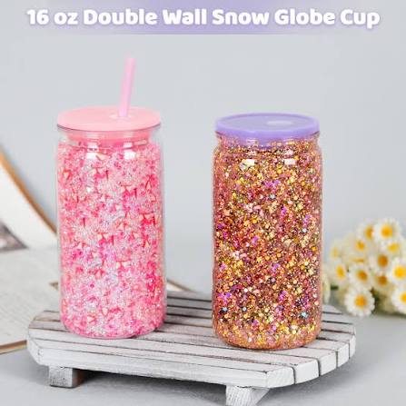 16oz glitter cups!